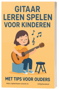 Donaties geven voor gitaarboeken zoals deze: Gitaar leren voor kinderen mini e-book met tips voor ouders